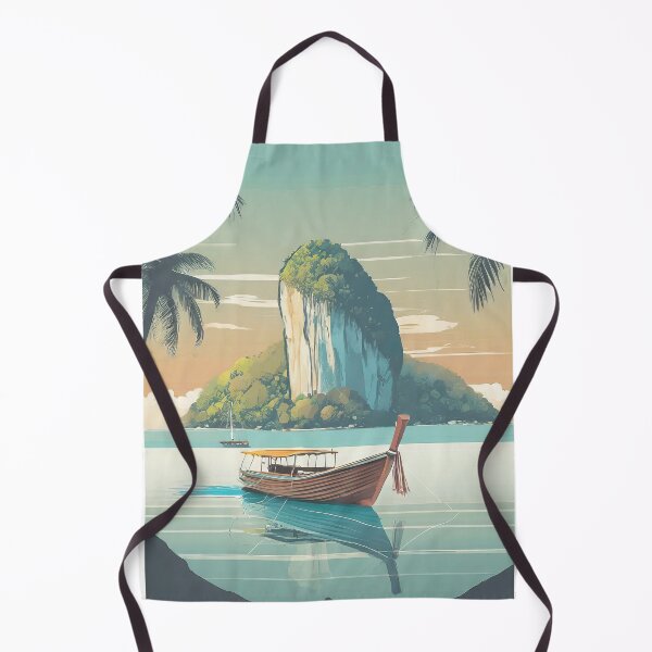 Artikelvorschau, Minimal Retro Idyllisches Phuket in Thailand – Vintage-Reiseplakat-Stil" entworfen und verkauft von pod24.