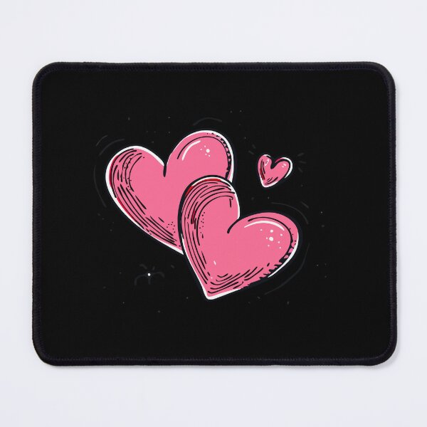 Item preview, Two Hearts - Love Valentine's Day Lover Couple  Cute Funny designed and sold by TheRealmWithin.