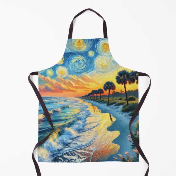 Item preview, Golden Beach with Swirling Sky designed and sold by Michelle Tangires.