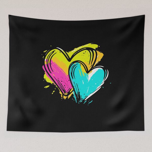 Item preview, Two Hearts - Love Valentine's Day Lover Couple  Cute Funny designed and sold by TheRealmWithin.