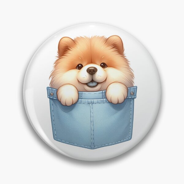 Item preview, Chow Chow Dog In Pocket designed and sold by BerryBlaze.