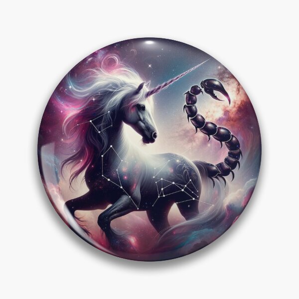Item preview, Scorpio: Unicorn Horoscope Scorpio: The Shadow Seeker designed and sold by ZodiBlend.