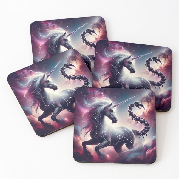 Item preview, Scorpio: Unicorn Horoscope Scorpio: The Shadow Seeker designed and sold by ZodiBlend.