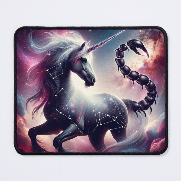 Item preview, Scorpio: Unicorn Horoscope Scorpio: The Shadow Seeker designed and sold by ZodiBlend.
