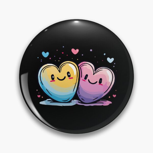 Item preview, Two Hearts - Love Valentine's Day Lover Couple  Cute Funny designed and sold by TheRealmWithin.
