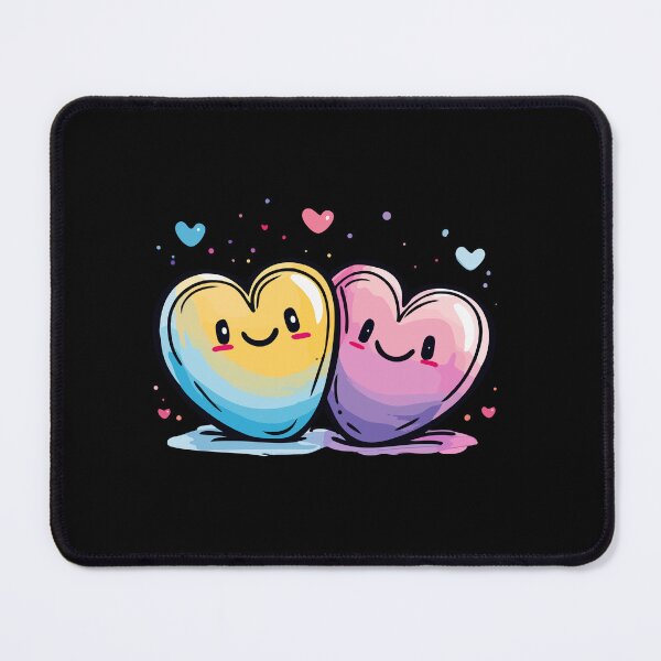 Item preview, Two Hearts - Love Valentine's Day Lover Couple Cute Funny designed and sold by TheRealmWithin.