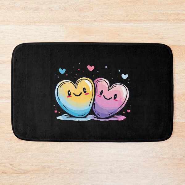 Item preview, Two Hearts - Love Valentine's Day Lover Couple  Cute Funny designed and sold by TheRealmWithin.