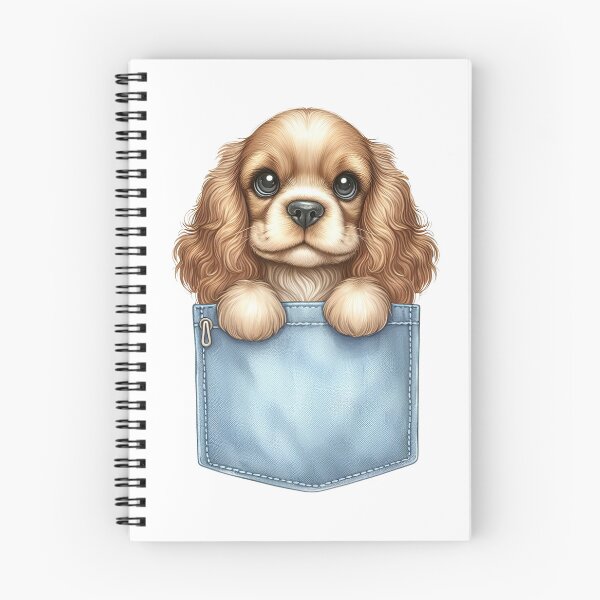 Item preview, Cocker Spaniel Dog In Pocket designed and sold by BerryBlaze.