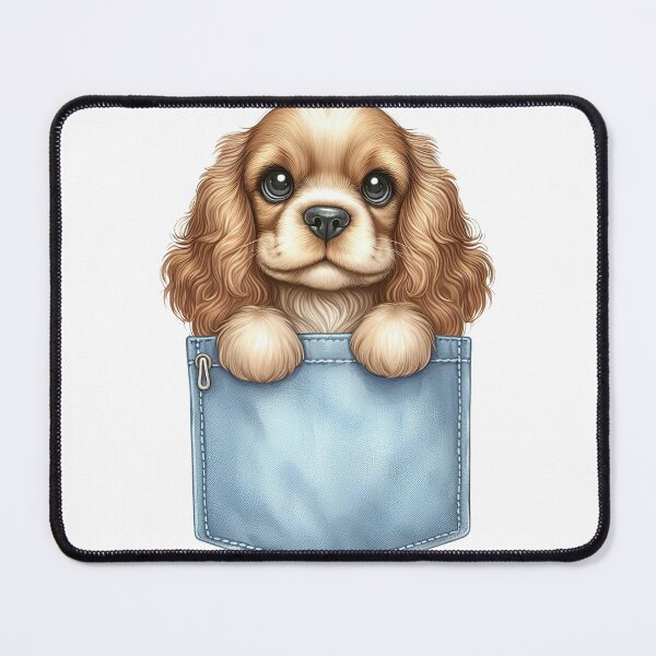 Item preview, Cocker Spaniel Dog In Pocket designed and sold by BerryBlaze.