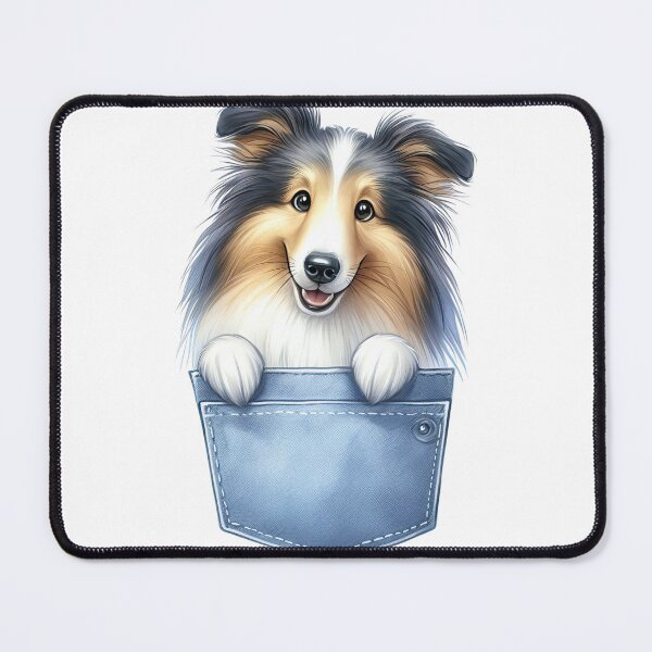 Item preview, Collie Dog In Pocket designed and sold by BerryBlaze.
