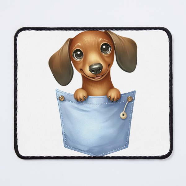 Item preview, Dachshund Dog In Pocket designed and sold by BerryBlaze.