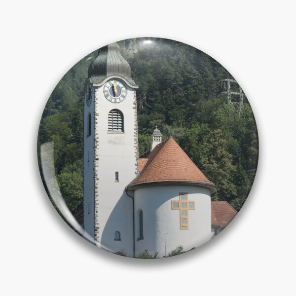 Item preview, Flüelen Parish Church (Uri) designed and sold by ChicVoyagePics.