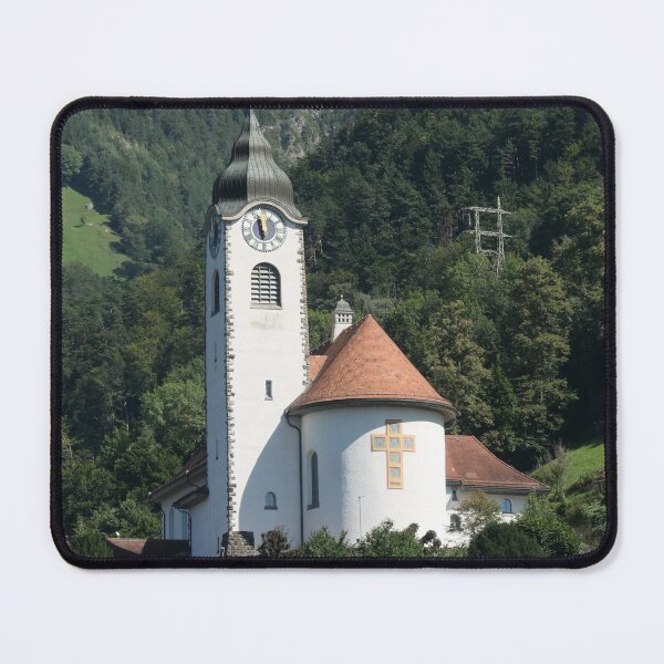 Item preview, Flüelen Parish Church (Uri) designed and sold by ChicVoyagePics.