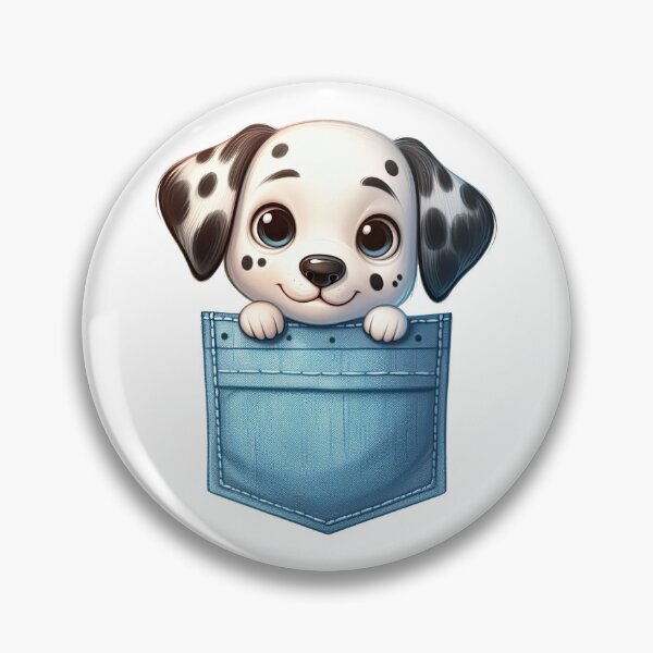 Item preview, Dalmatian Dog In Pocket designed and sold by BerryBlaze.