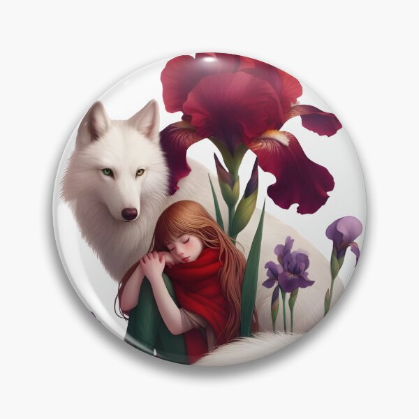 Item preview, Little Girl with Her Domestic Animal designed and sold by KookyStudioArt.