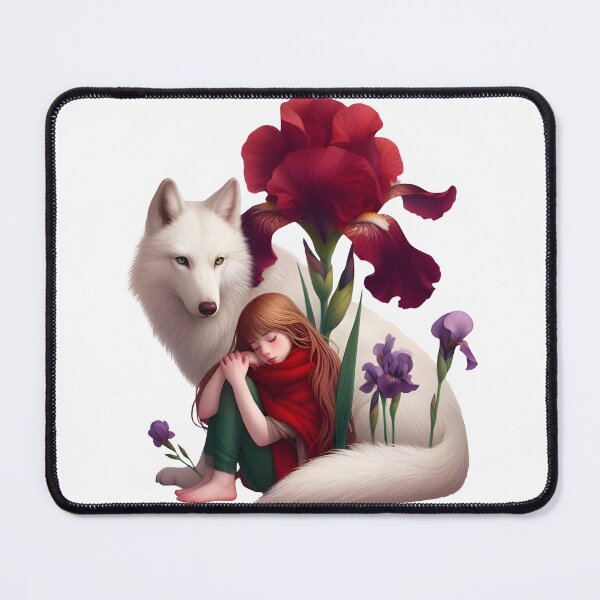 Item preview, Little Girl with Her Domestic Animal designed and sold by KookyStudioArt.