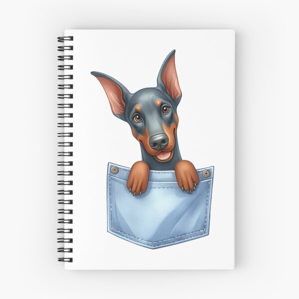 Item preview, Doberman Pinscher Dog In Pocket designed and sold by BerryBlaze.