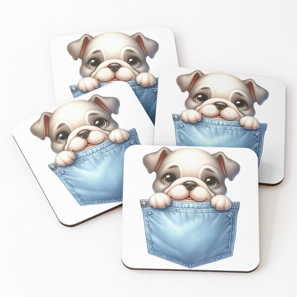 Item preview, French Bulldog Dog In Pocket designed and sold by BerryBlaze.