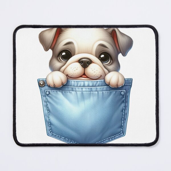 Item preview, French Bulldog Dog In Pocket designed and sold by BerryBlaze.