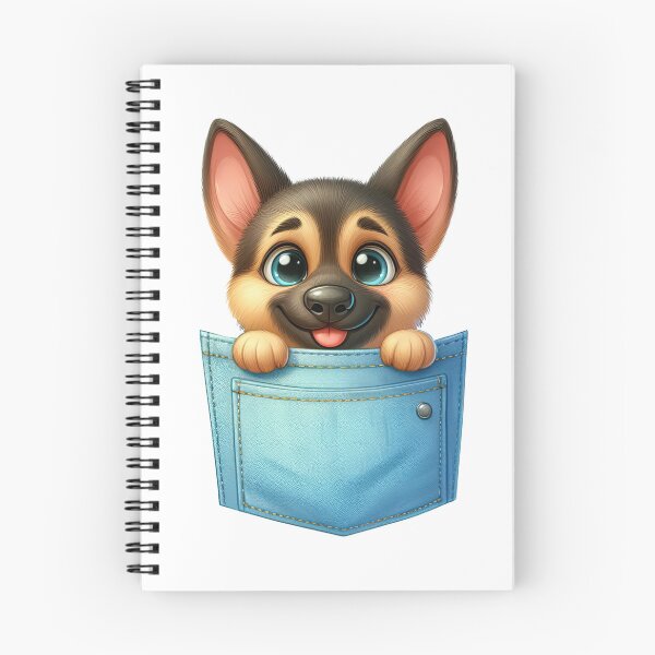 Item preview, German Shepherd Dog In Pocket designed and sold by BerryBlaze.