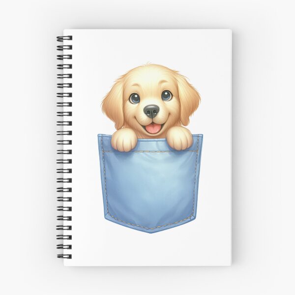 Item preview, Golden Retriever Dog In Pocket designed and sold by BerryBlaze.
