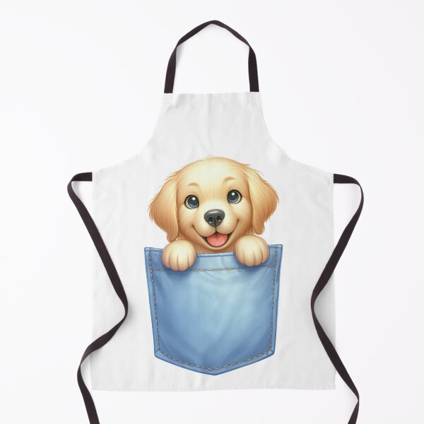 Item preview, Golden Retriever Dog In Pocket designed and sold by BerryBlaze.