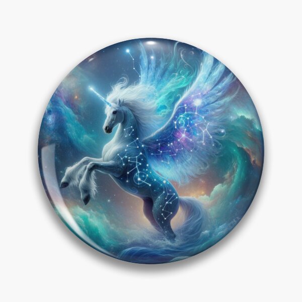 Item preview, Aquarius: Unicorn Horoscope Aquarius: The Visionary Dreamer designed and sold by ZodiBlend.