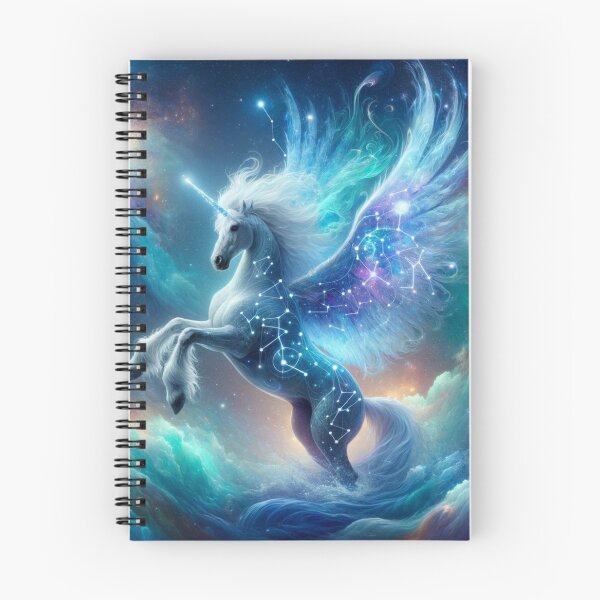 Item preview, Aquarius: Unicorn Horoscope Aquarius: The Visionary Dreamer designed and sold by ZodiBlend.