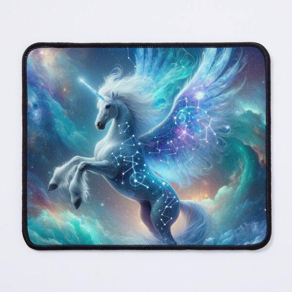 Item preview, Aquarius: Unicorn Horoscope Aquarius: The Visionary Dreamer designed and sold by ZodiBlend.