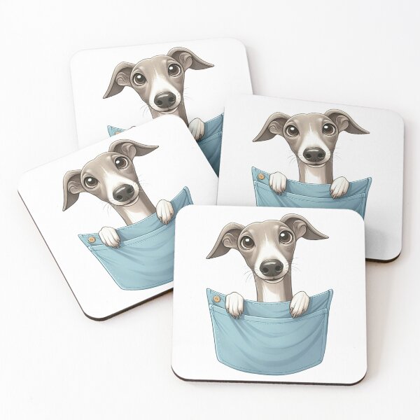 Item preview, Greyhound Dog In Pocket designed and sold by BerryBlaze.