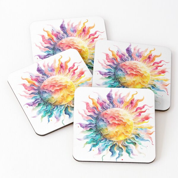 Item preview, Colorful sun designed and sold by LittleWorldShop.