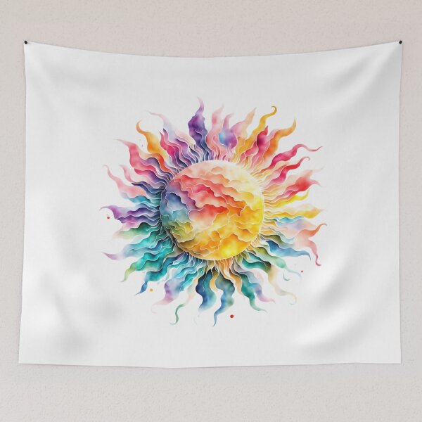 Item preview, Colorful sun designed and sold by LittleWorldShop.