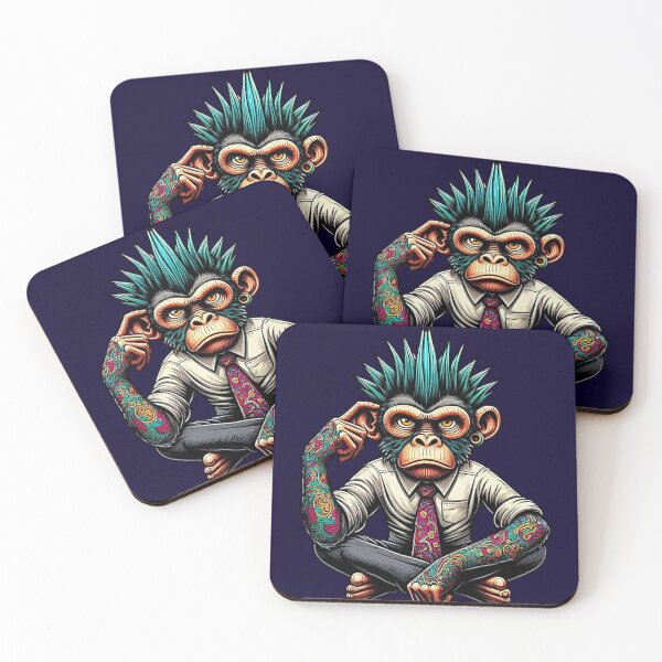 Item preview, thinking monkey designed and sold by ONIX23.