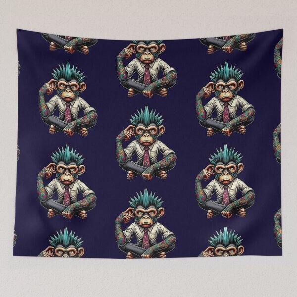 Item preview, thinking monkey designed and sold by ONIX23.