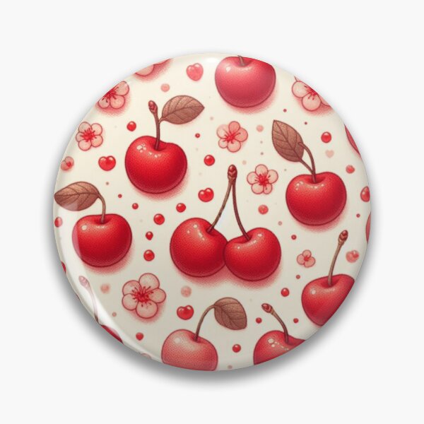 Item preview, Cherry Elegance: Lively Cherry Pattern designed and sold by LyssasMindArt.