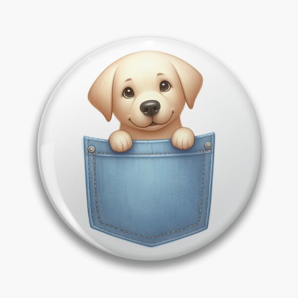 Item preview, Labrador Retriever Dog In Pocket designed and sold by BerryBlaze.