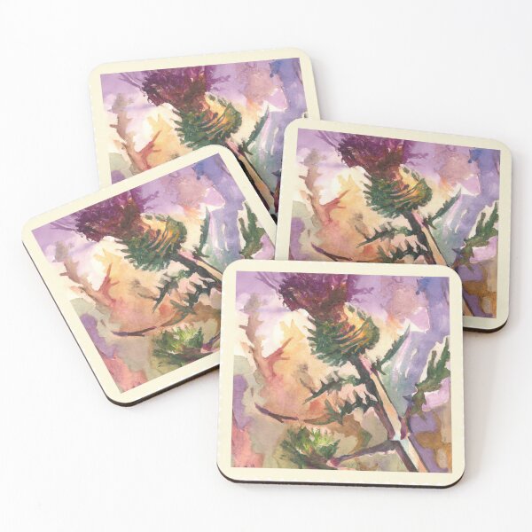Item preview, Milk Thistle Watercolor designed and sold by Walls & Time.