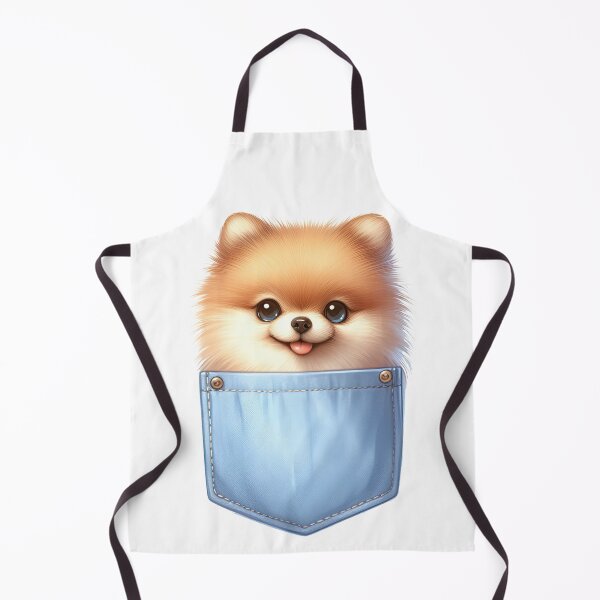 Item preview, Pomeranian Dog In Pocket designed and sold by BerryBlaze.