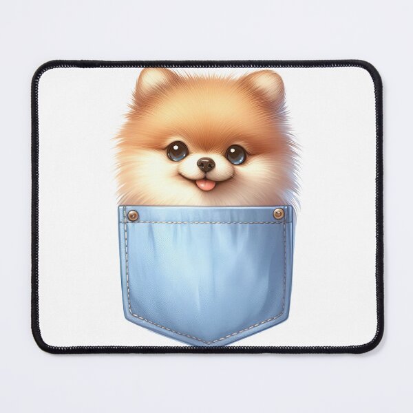 Item preview, Pomeranian Dog In Pocket designed and sold by BerryBlaze.