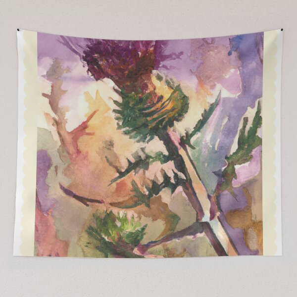 Item preview, Milk Thistle Watercolor designed and sold by Walls & Time.
