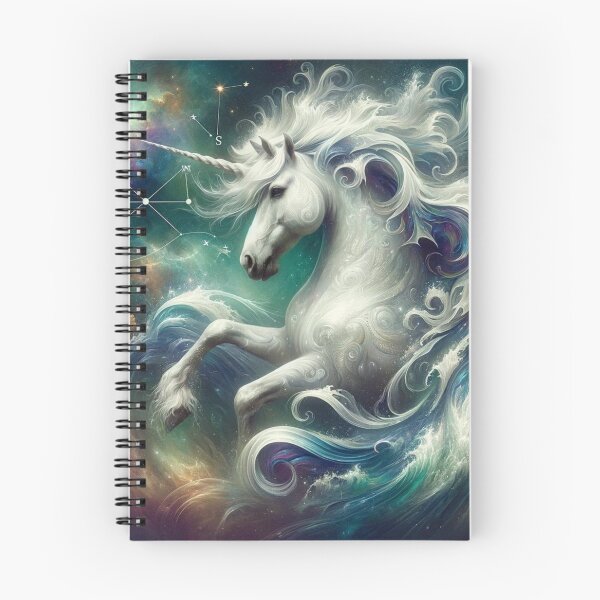 Item preview, Pisces: Unicorn Horoscope Pisces: The Oceanic Mystic designed and sold by ZodiBlend.