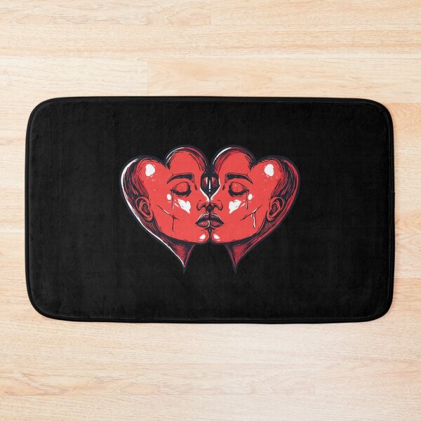 Item preview, Two Hearts Lovers - Love Valentine's Day Lover Couple  Cute Funny designed and sold by TheRealmWithin.