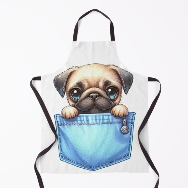 Item preview, Pug Dog In Pocket designed and sold by BerryBlaze.