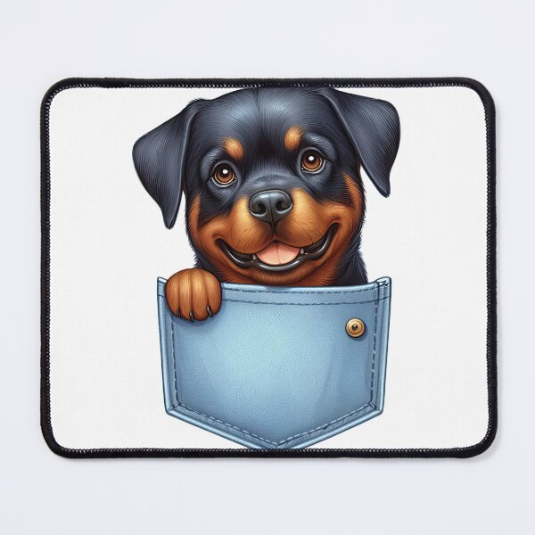 Item preview, Rottweiler Dog In Pocket designed and sold by BerryBlaze.