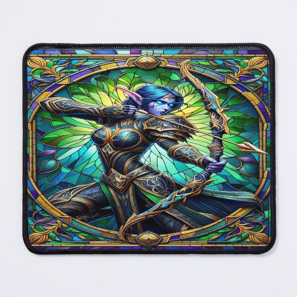 Item preview, Night Elf Hunter WoW designed and sold by ArtGlassi.
