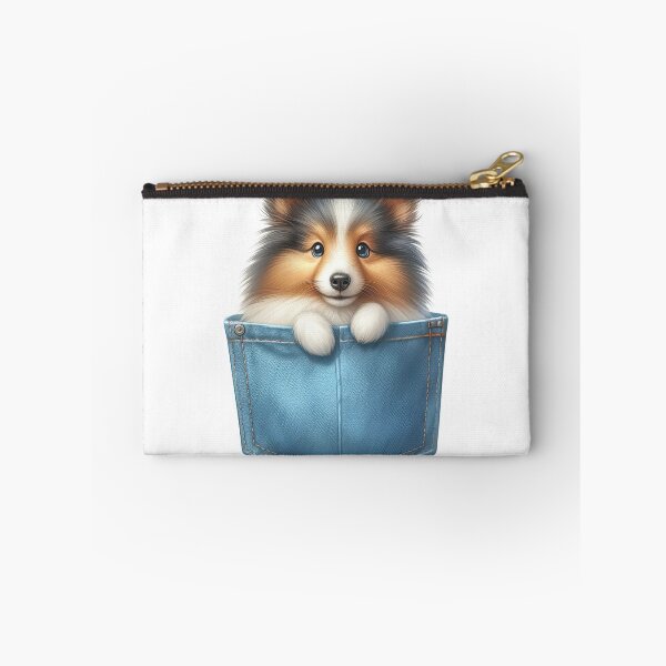 Item preview, Shetland Sheepdog Dog In Pocket designed and sold by BerryBlaze.