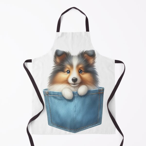 Item preview, Shetland Sheepdog Dog In Pocket designed and sold by BerryBlaze.