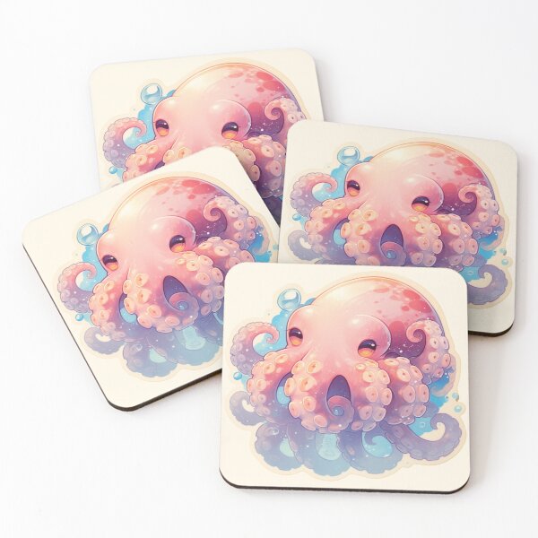 Item preview, Cute Dumbo octopus and Bubbles designed and sold by SMARTKIT  DESIGNAGENCY.