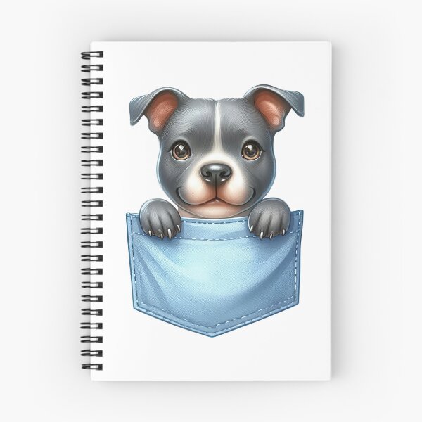 Item preview, Staffordshire Bull Terrier Dog In Pocket designed and sold by BerryBlaze.