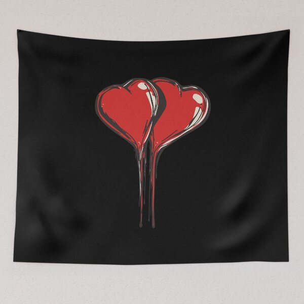 Item preview, Two Hearts - Love Valentine's Day Lover Couple  Cute Funny designed and sold by TheRealmWithin.